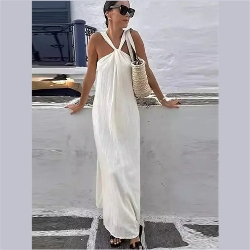 Warmes Ärmelloses Kleid aus Polyester für den Sommer