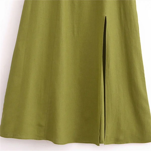 Elegantes Leinen Kleid für den Sommer für dich