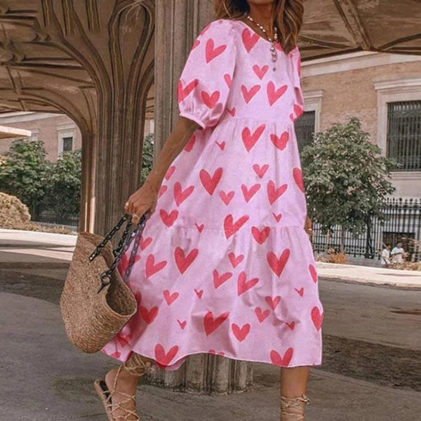 Bequemes Sommer Puffkleid für dich mit Luftiger Passform