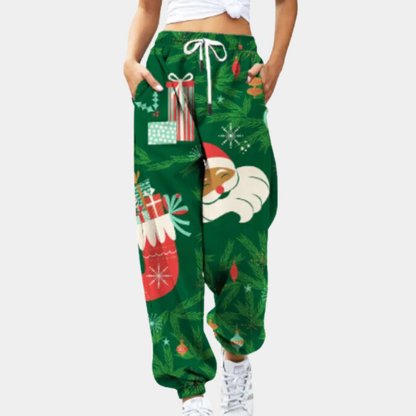 Glaucia – Trendy Weihnachts-Jogginghose für Damen