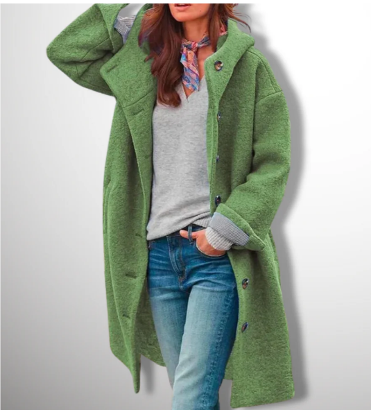Kuschelig Warmer Eleganter Wintermantel Damen Mantel
