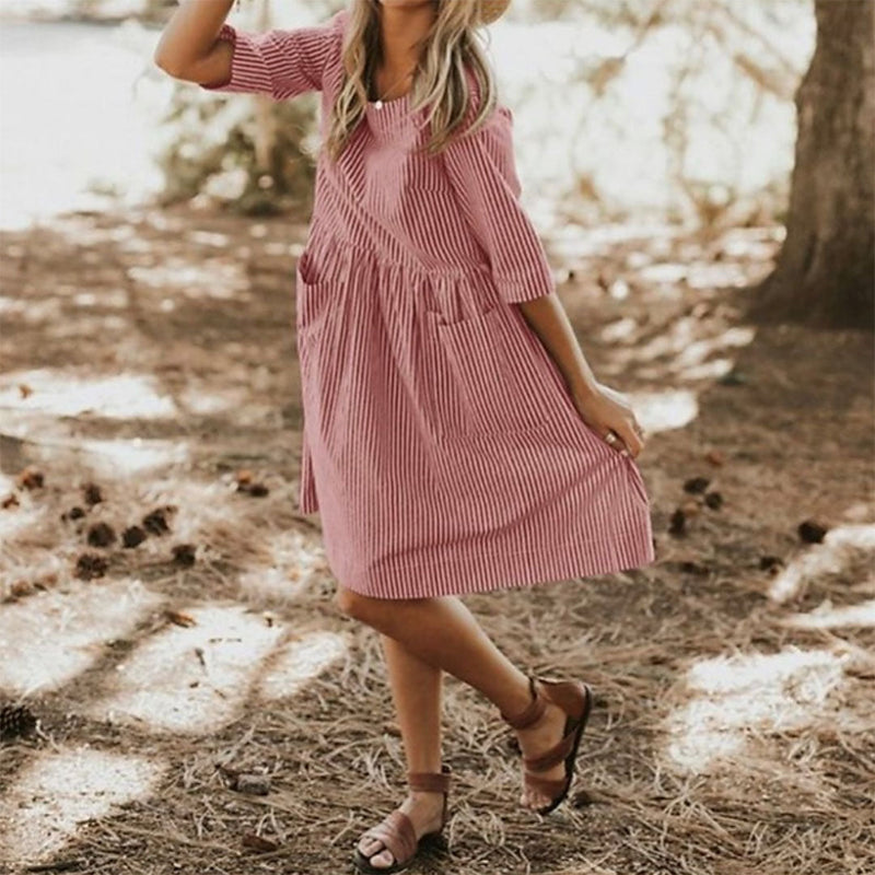 Warmes und Bequemes Freizeitkleid für jeden Tag