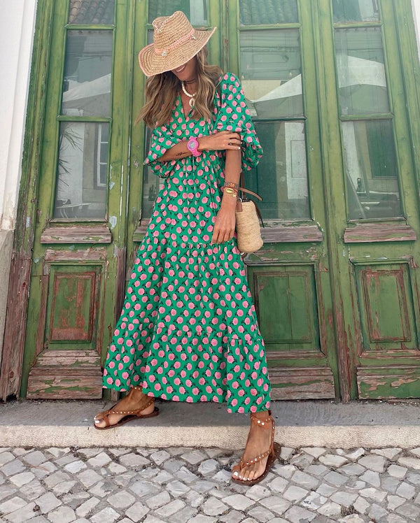 Elegantes Bettina - Langes Boho-Maxikleid für Damen