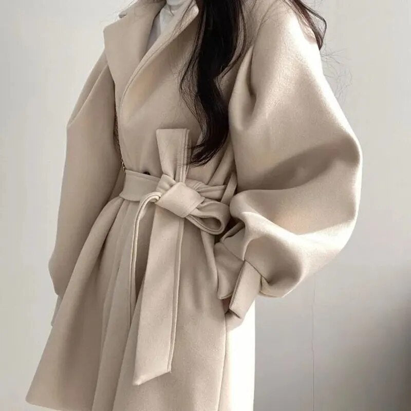 Weiches und stilvolles Winterkleid für dich im Winter