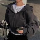 Warmes Flauschiges Bequemes Damen Winter Schöner Hoodie