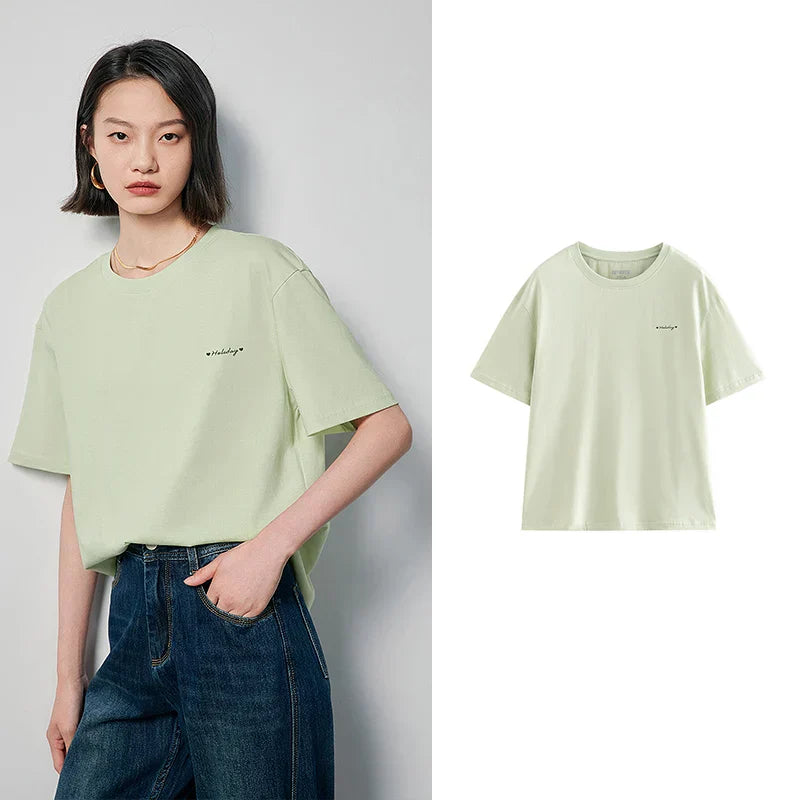Warmes Schwarz T-Shirt Kleid mit 'was?' Druck für dich