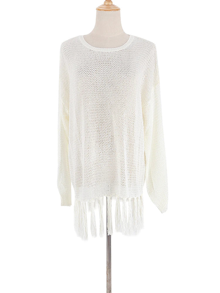 Elegantes Boho Strick Sommerkleider für dich im Trend