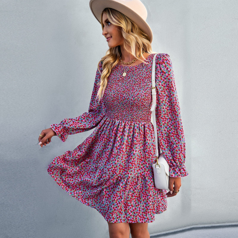 Bequemes - Lässiges Ausgestelltes Kleid für dich, Schick