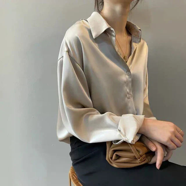 Anika - Elegante Damenbluse aus Seide