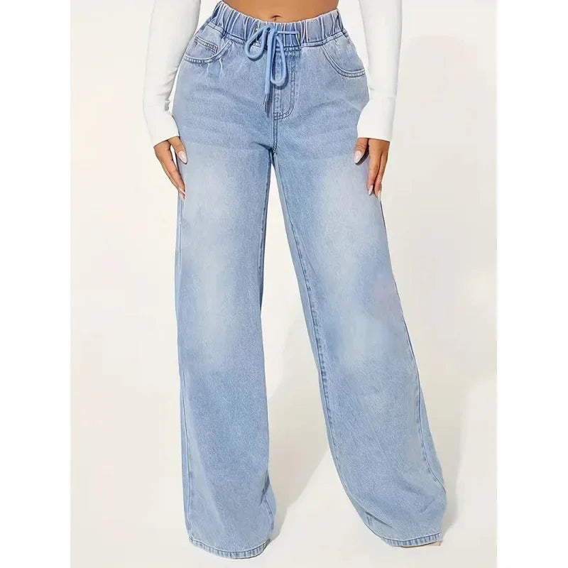 Bequeme Lockere Baggy Jeans Für Damen Alltag Jeans