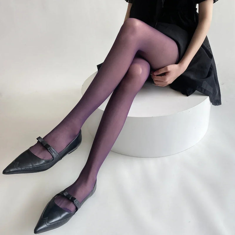 Weiche Schlanke Bunte Farben Damen Bequeme Strumpfhose