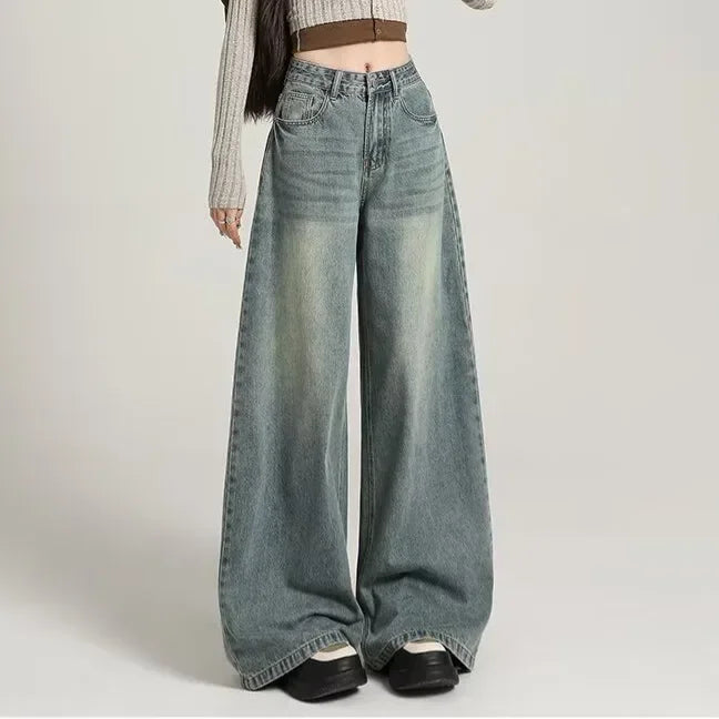 Stilvolle Bequeme Baggy Jeans Mit Hoher Taille Jeans