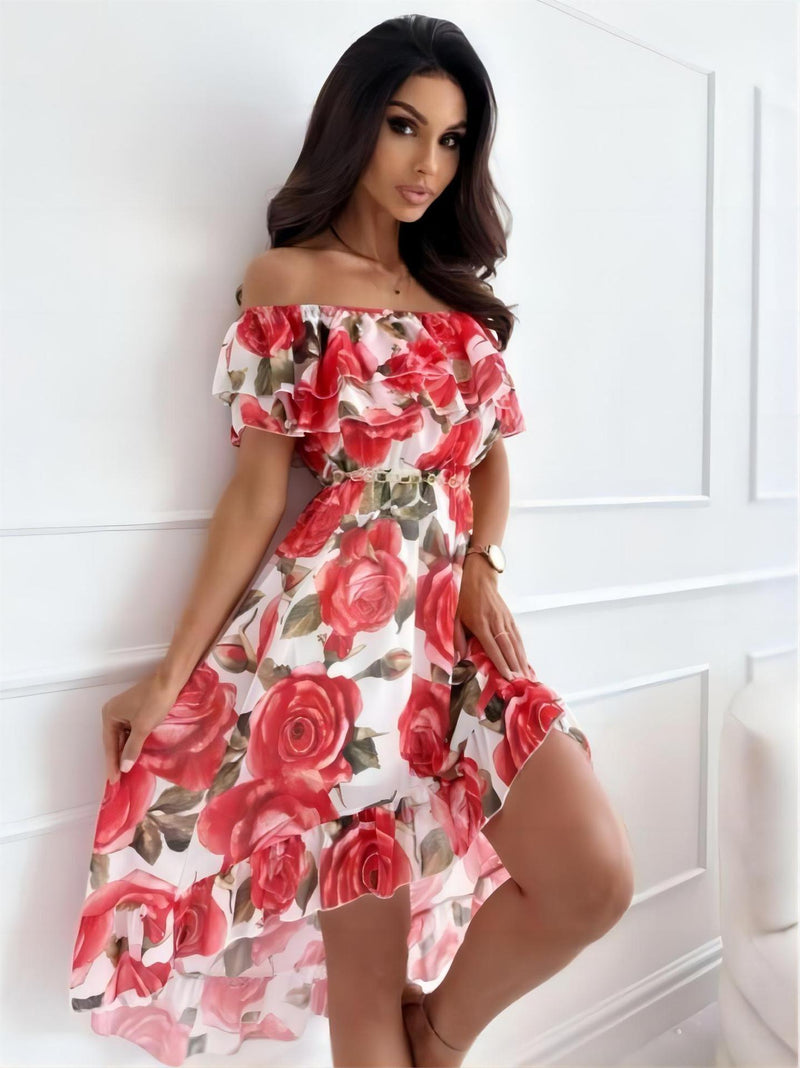 Elegantes Emma -Off-shoulder Mini Kleid für besondere Anlässe