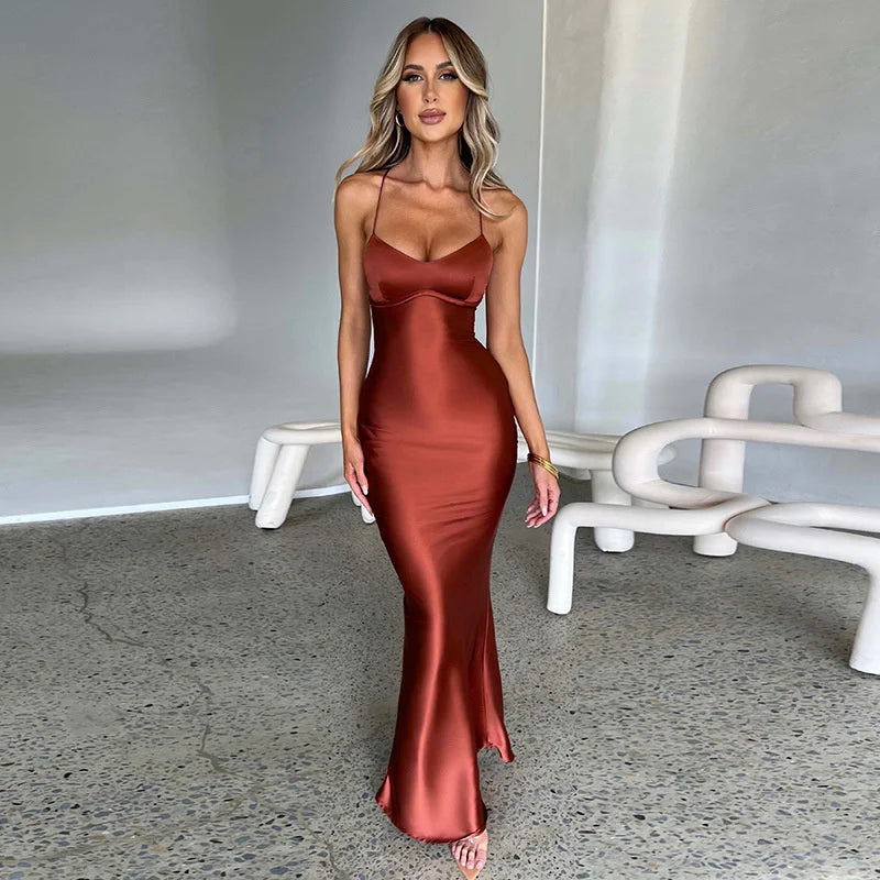 Elegantes Maxikleid mit Seitenschlitz für Damen von Anja