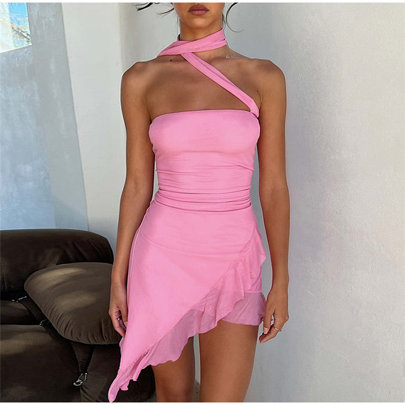 Schickes Emma- Ärmelloses Mini-Kleid für warme Tage