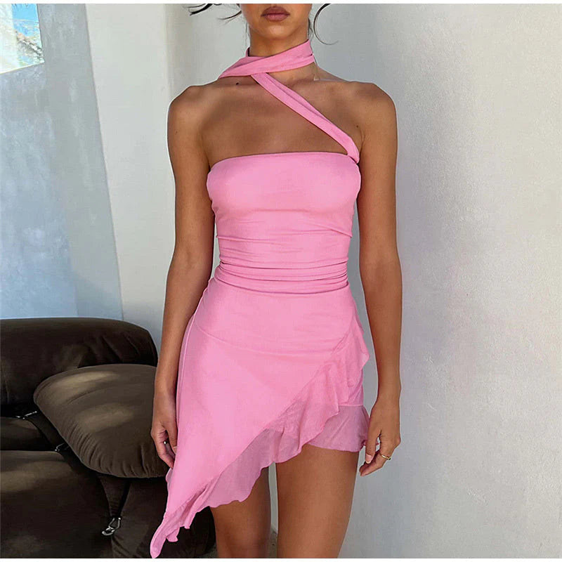 Elegantes Emma-Ärmelloses Feen-Minikleid für besondere Anlässe