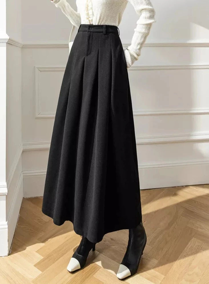Monika - Eleganter Damenrock aus Wolle für stilvolle Auftritte