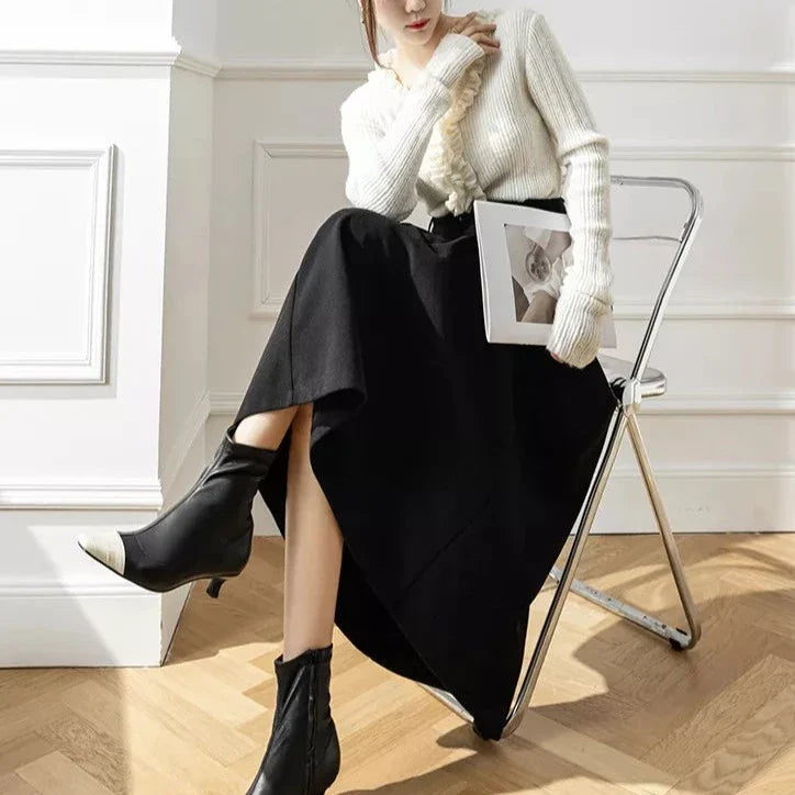 Monika - Eleganter Damenrock aus Wolle für stilvolle Auftritte