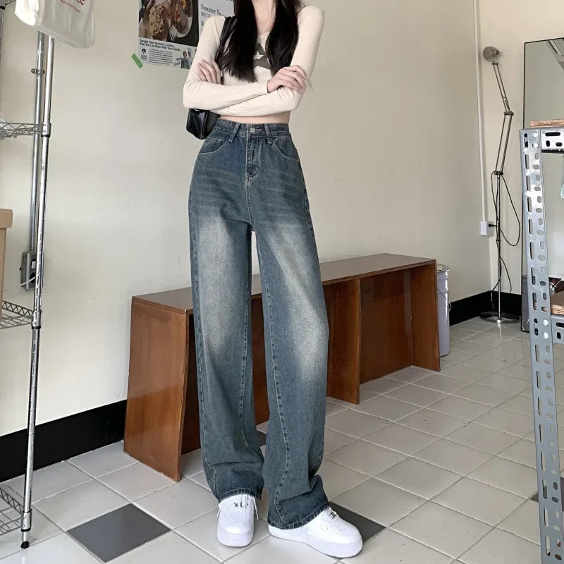 Bequeme, locker sitzende Baggy-Jeans für Damen