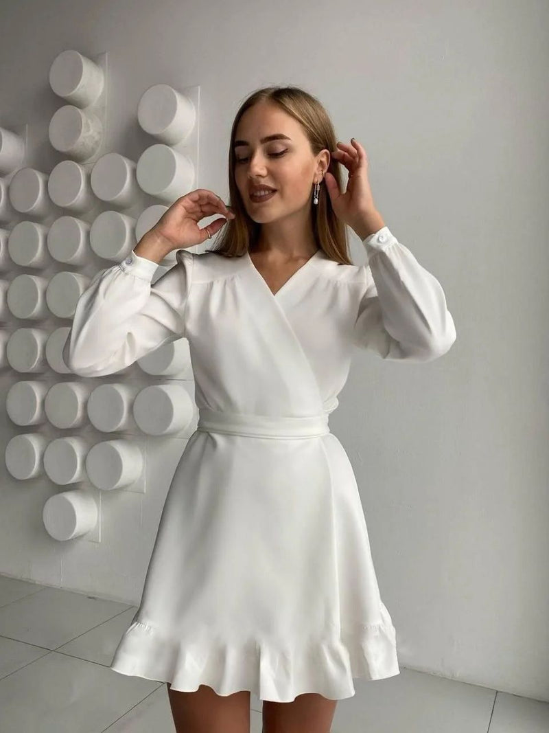 Elegantes Emma -A-Linien Mini-Kleid für besondere Anlässe