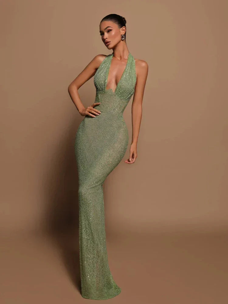 Elegantes Maxi-Kleid für Damen im stilvollen Design