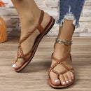 Bequeme und Atemaktive Flache Sommersandalen für Frauen