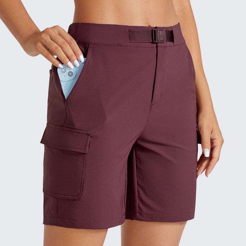 Emilia – Stylische Cargo-Shorts mit Gürtel für einen lässigen Look