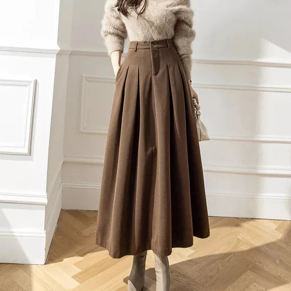 Monika - Eleganter Damenrock aus Wolle für stilvolle Auftritte
