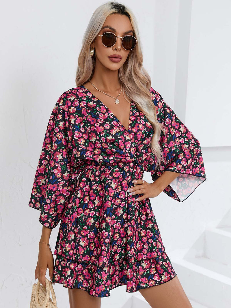 Elegantes Emma -Auslaufendes Mini Kleid für jeden Anlass