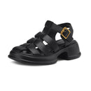 Kuscheliges | Bequeme Gladiatorensandalen mit Schnalle für dich