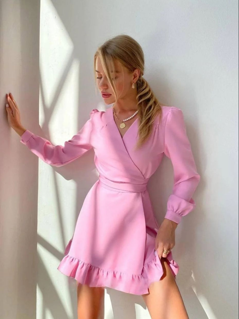 Elegantes Emma -A-Linien Mini-Kleid für besondere Anlässe