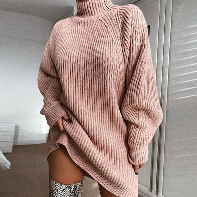 Elegantes Attraktives A-Linien-Kleid für deinen Herbstlook