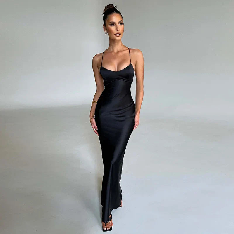 Elegantes Maxikleid mit Seitenschlitz für Damen von Anja
