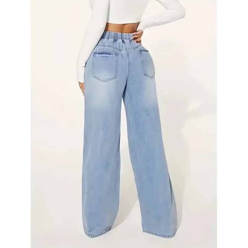 Bequeme Lockere Baggy Jeans Für Damen Alltag Jeans