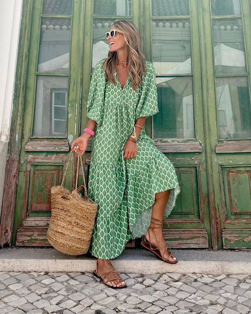 Elegantes Bettina - Langes Boho-Maxikleid für Damen