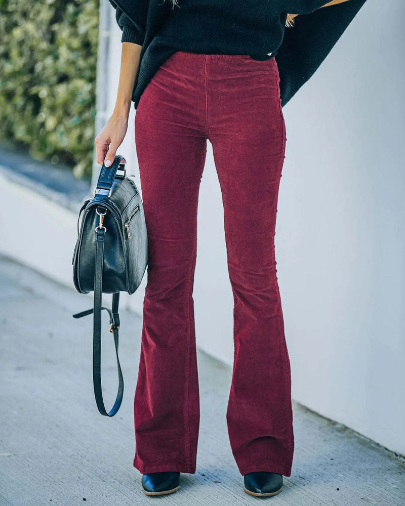 Selena – High-Waist-Flare-Hose für Damen