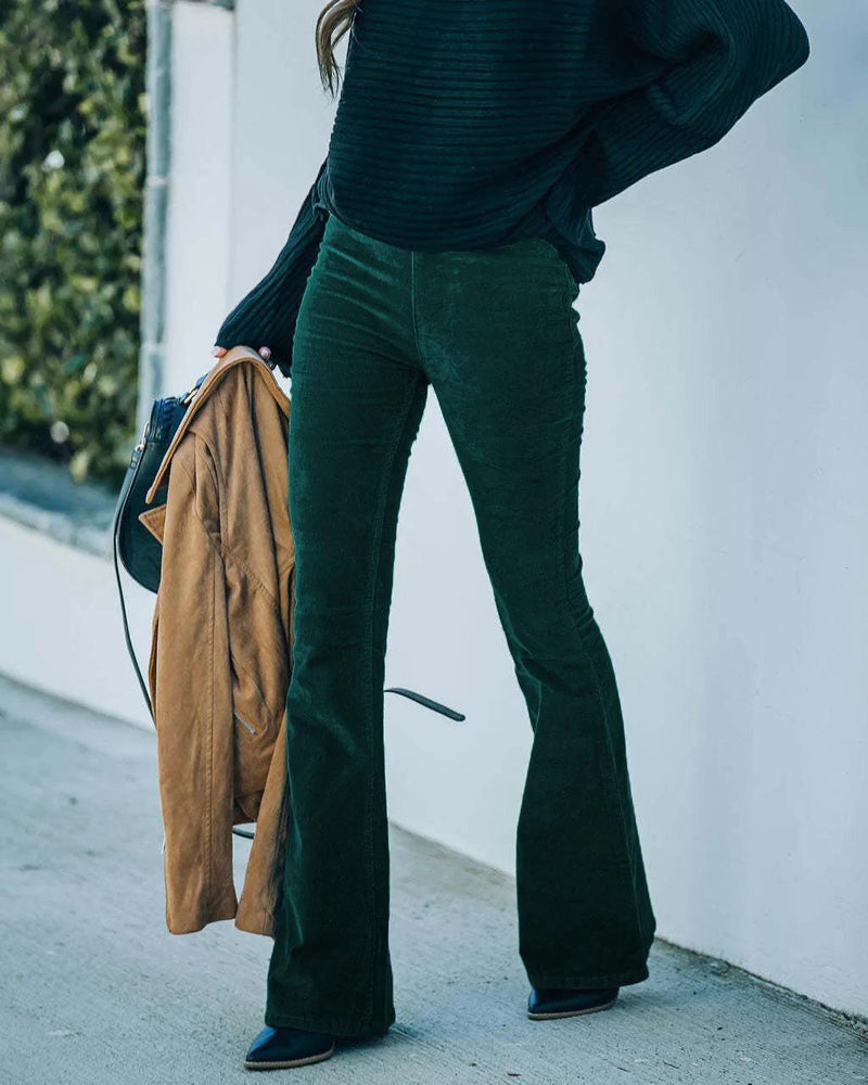 Selena – High-Waist-Flare-Hose für Damen