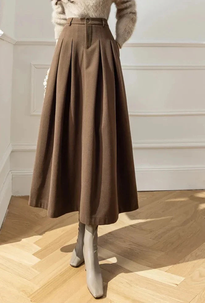 Monika - Eleganter Damenrock aus Wolle für stilvolle Auftritte