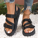 Bequeme und elegante vegane Leder-Sandalen für dich
