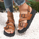Bequeme und elegante vegane Leder-Sandalen für dich