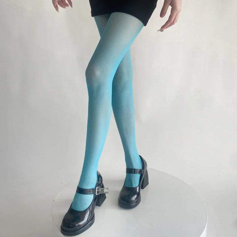 Weiche Schlanke Bunte Farben Damen Bequeme Strumpfhose