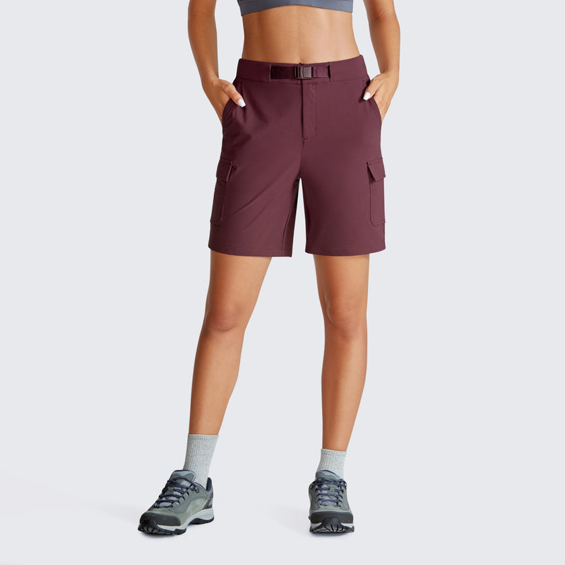 Emilia – Stylische Cargo-Shorts mit Gürtel für einen lässigen Look