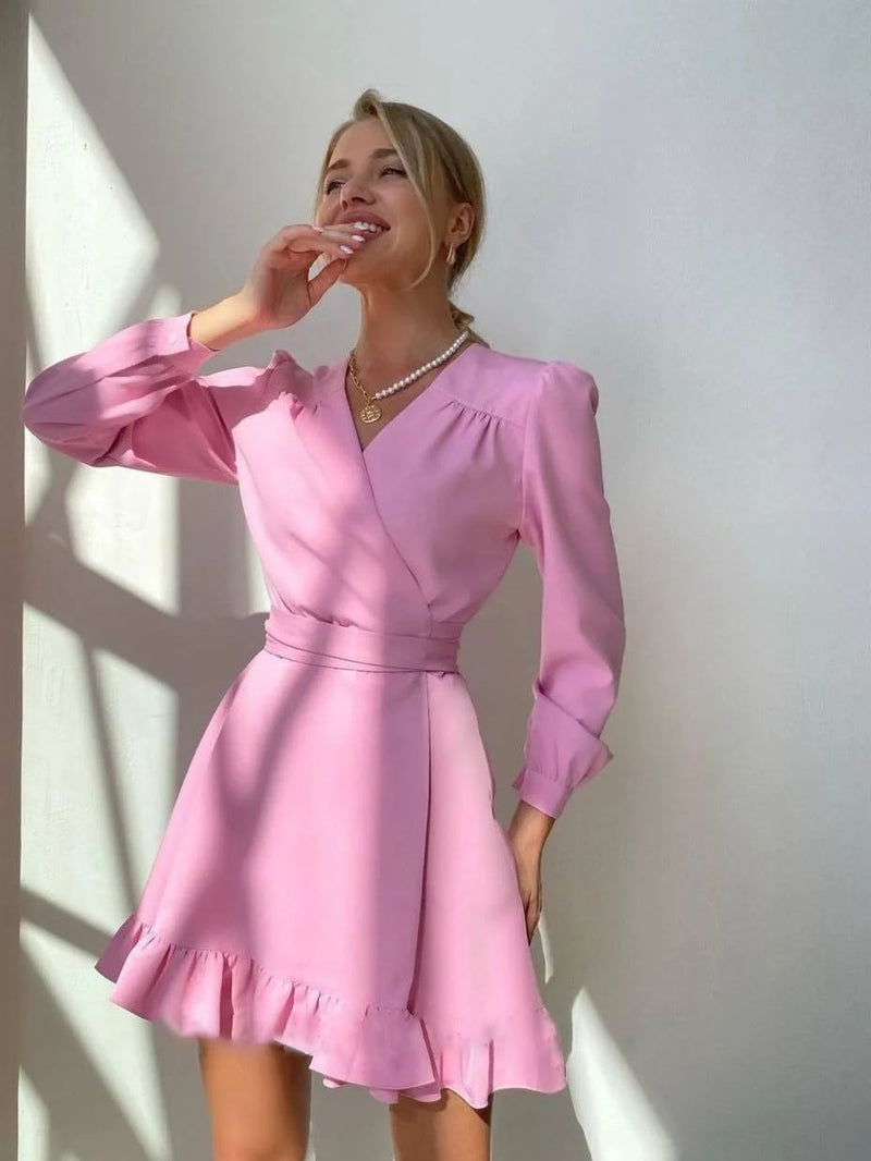 Elegantes Emma -A-Linien Mini-Kleid für besondere Anlässe