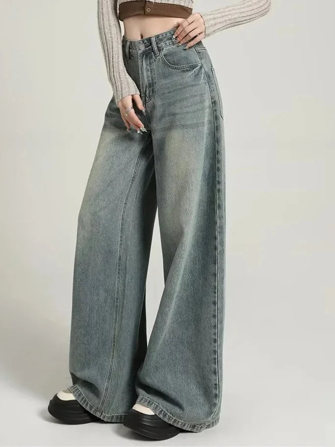 Stilvolle Bequeme Baggy Jeans Mit Hoher Taille Jeans