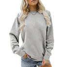 Warmer Weiches Winter Muster Elegante Damen Sweatshirt