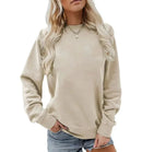 Warmer Weiches Winter Muster Elegante Damen Sweatshirt