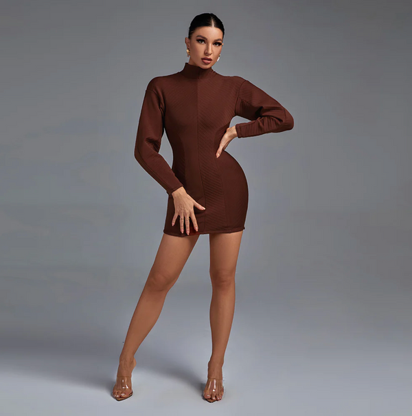 Elegantes Marlene Mini-Bandagekleid für besondere Anlässe