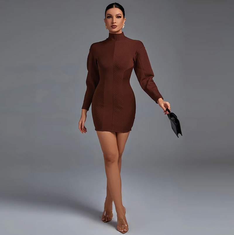 Elegantes Marlene Mini-Bandagekleid für besondere Anlässe