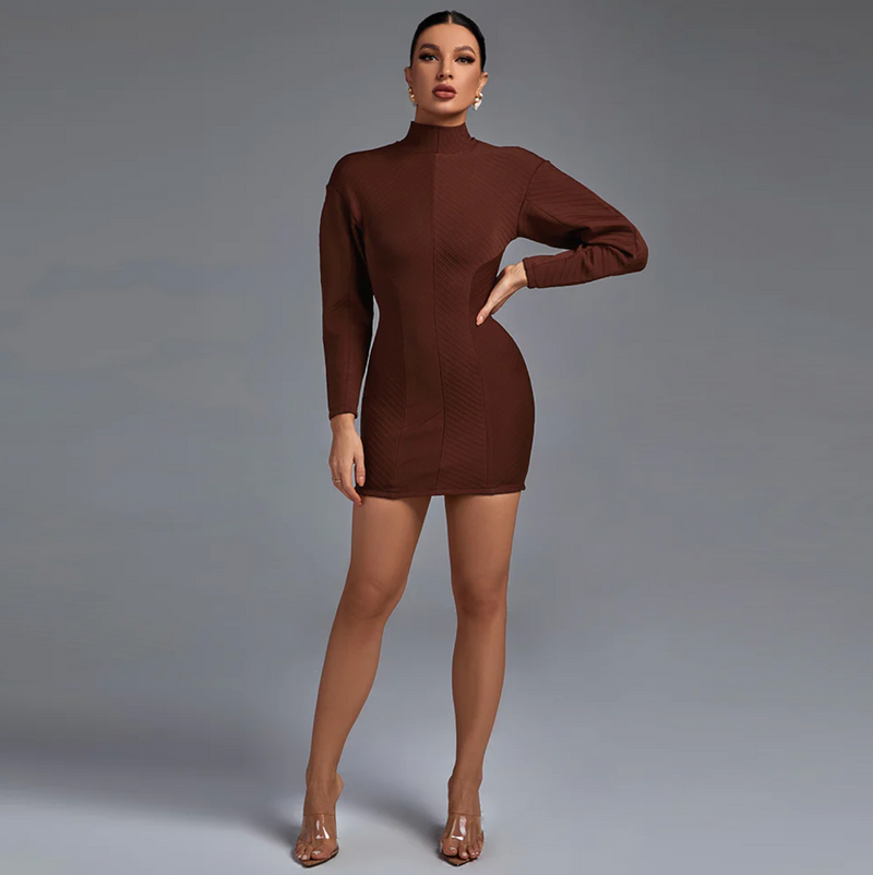 Elegantes Marlene Mini-Bandagekleid für besondere Anlässe