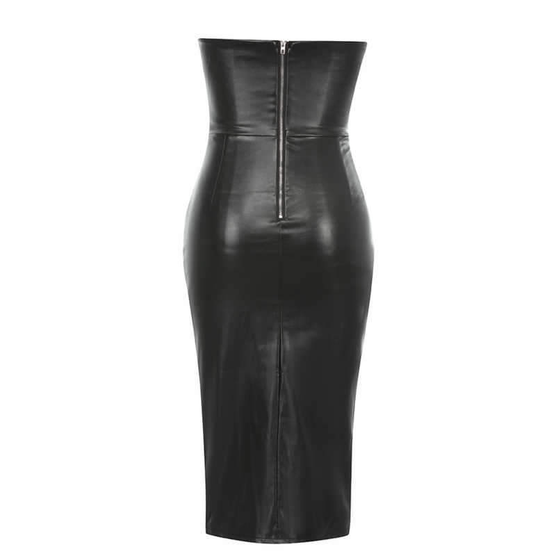 Elegantes Midikleid mit Herz-Ausschnitt für besondere Anlässe